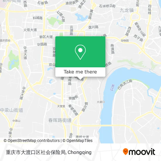 重庆市大渡口区社会保险局 map