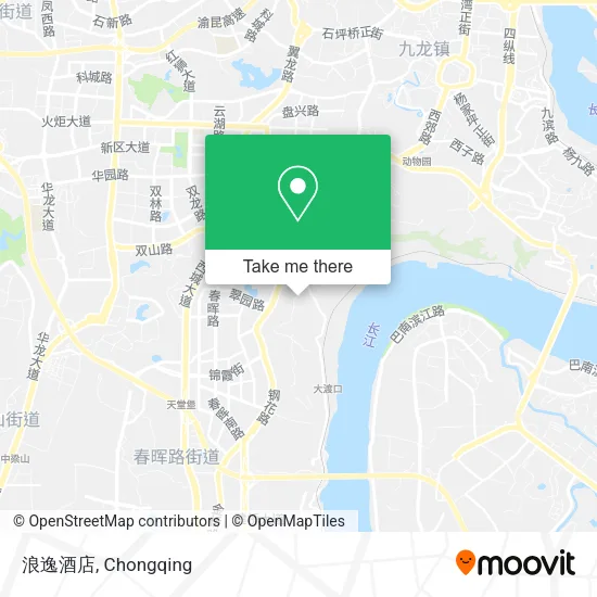 浪逸酒店 map