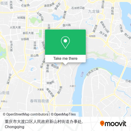 重庆市大渡口区人民政府新山村街道办事处 map