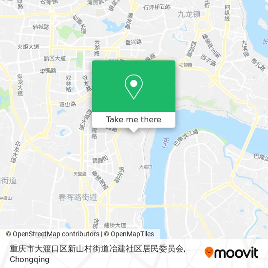 重庆市大渡口区新山村街道冶建社区居民委员会 map