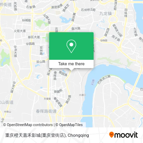 重庆橙天嘉禾影城(重庆壹街店) map