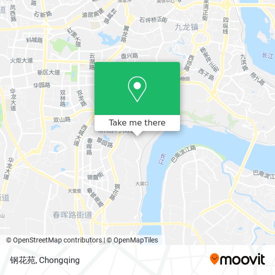 钢花苑 map