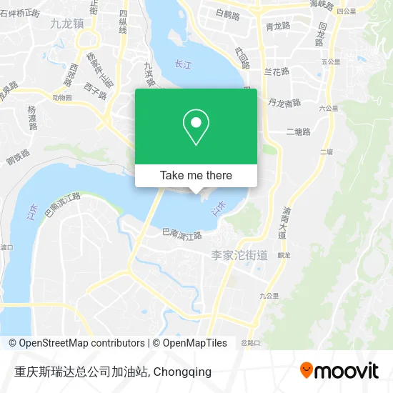 重庆斯瑞达总公司加油站 map