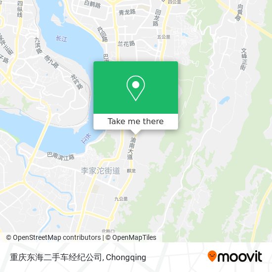 重庆东海二手车经纪公司 map