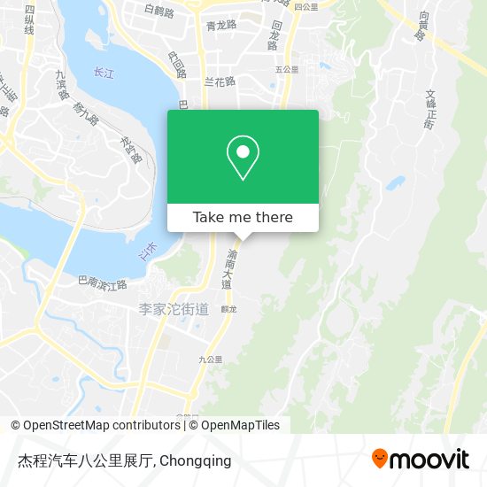 杰程汽车八公里展厅 map