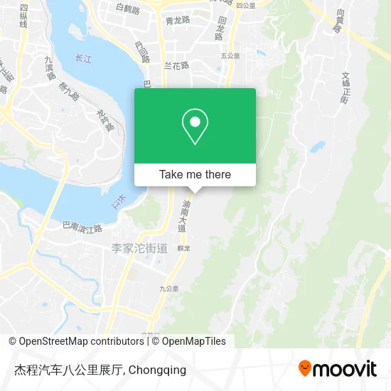 杰程汽车八公里展厅 map