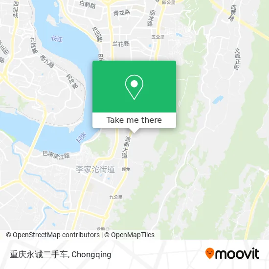 重庆永诚二手车 map
