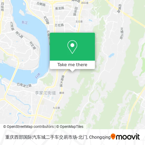 重庆西部国际汽车城二手车交易市场-北门 map