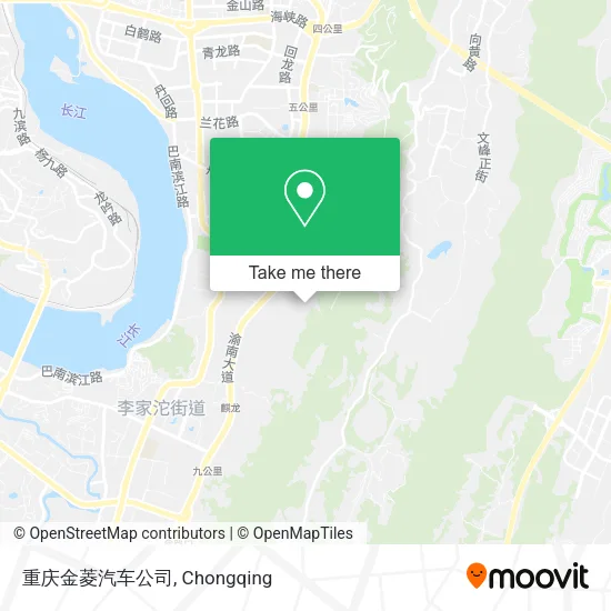 重庆金菱汽车公司 map