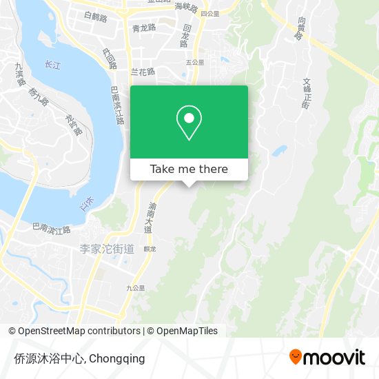 侨源沐浴中心 map
