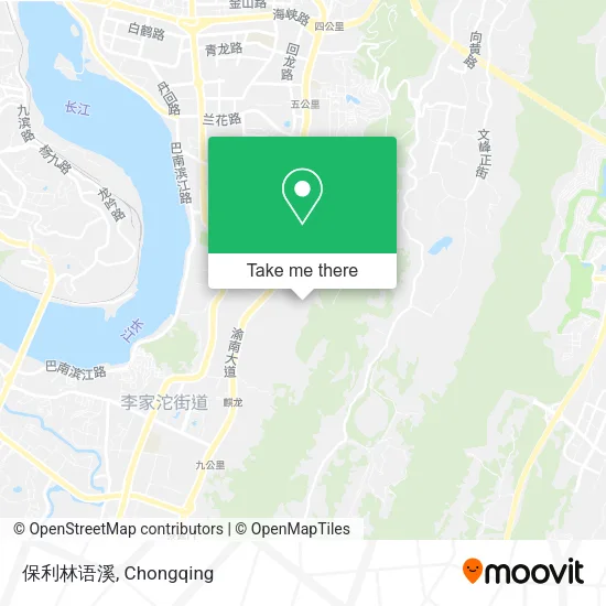 保利林语溪 map