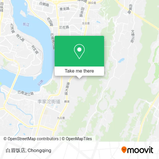 白眉饭店 map
