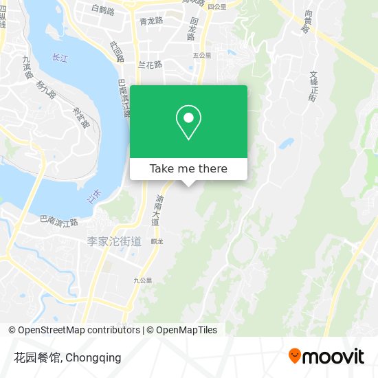 花园餐馆 map