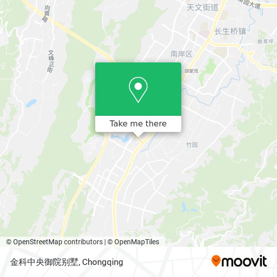 金科中央御院别墅 map