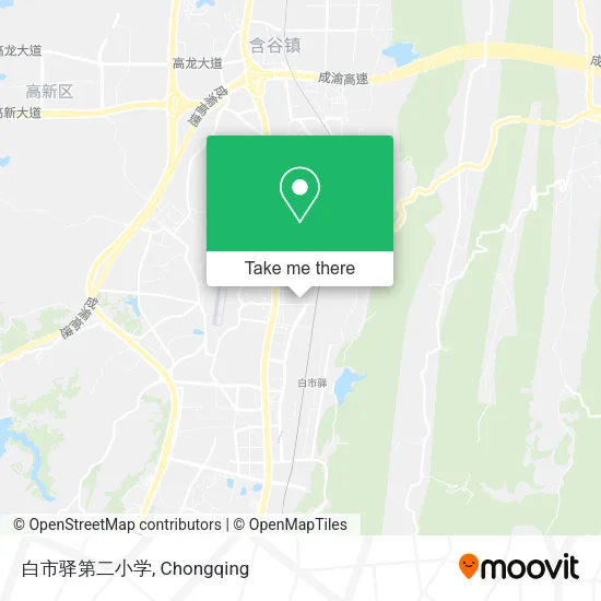 白市驿第二小学 map