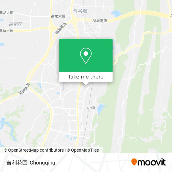 吉利花园 map