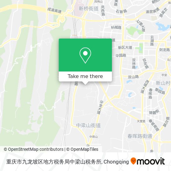 重庆市九龙坡区地方税务局中梁山税务所 map