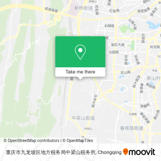 重庆市九龙坡区地方税务局中梁山税务所 map