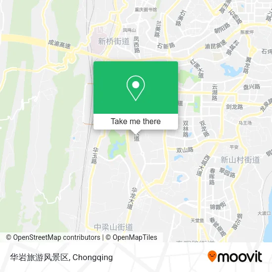 华岩旅游风景区 map