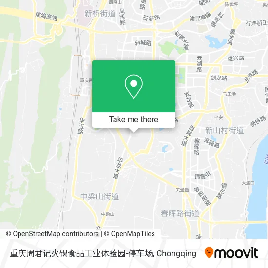 重庆周君记火锅食品工业体验园-停车场 map