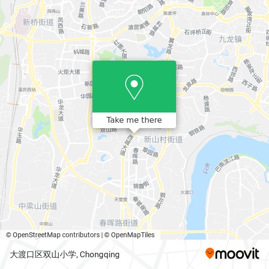 大渡口区双山小学 map