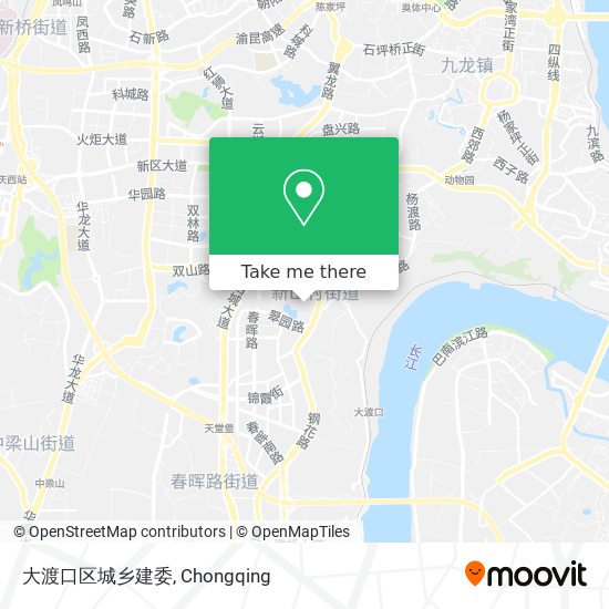 大渡口区城乡建委 map