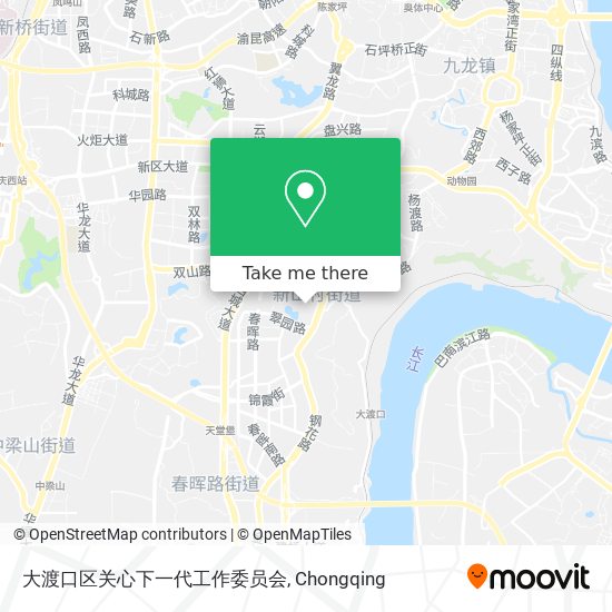 大渡口区关心下一代工作委员会 map