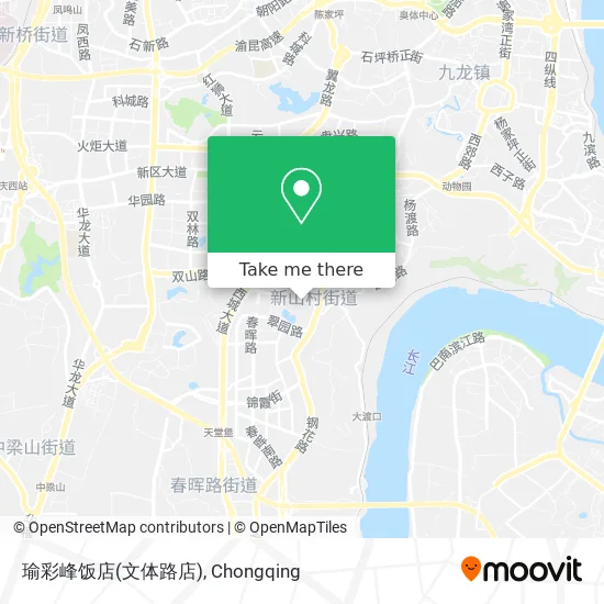 瑜彩峰饭店(文体路店) map