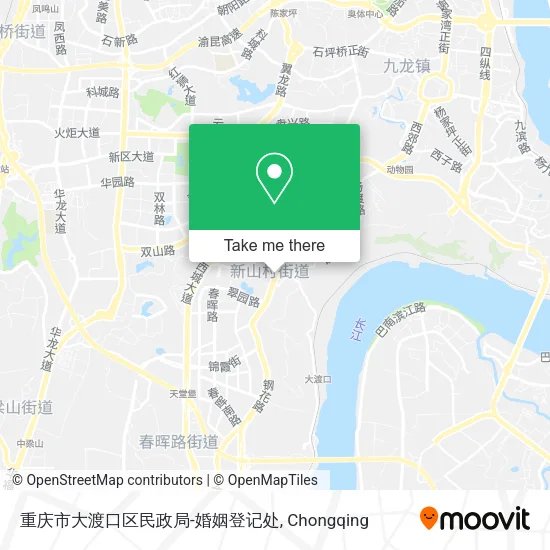 重庆市大渡口区民政局-婚姻登记处 map