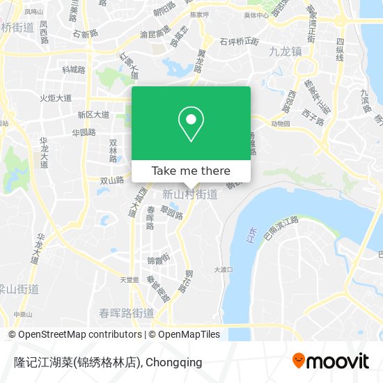 隆记江湖菜(锦绣格林店) map