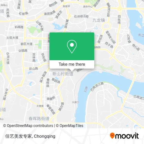 佳艺美发专家 map