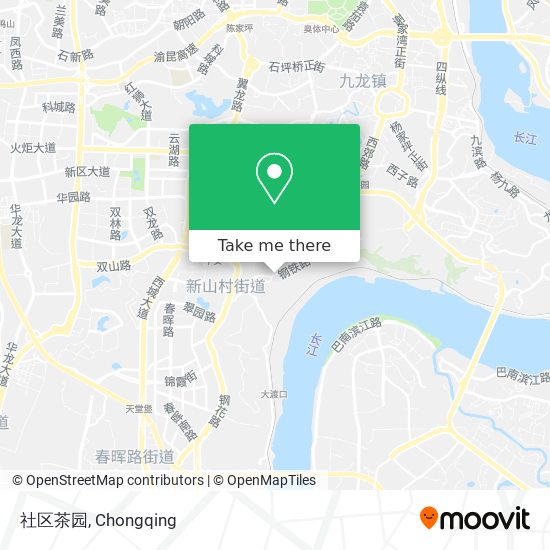 社区茶园 map