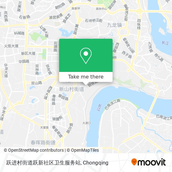 跃进村街道跃新社区卫生服务站 map