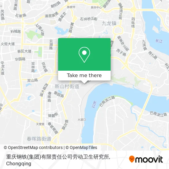 重庆钢铁(集团)有限责任公司劳动卫生研究所 map