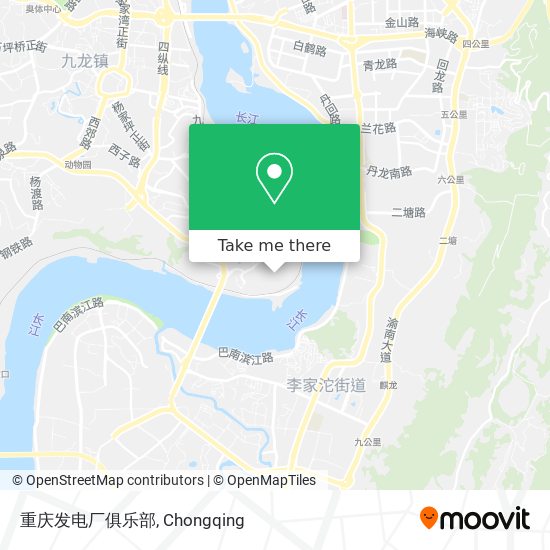 重庆发电厂俱乐部 map