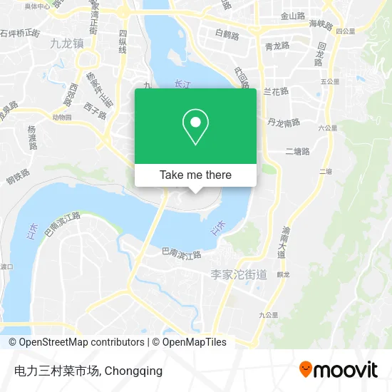 电力三村菜市场 map