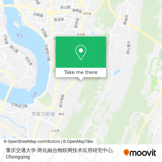 重庆交通大学-两化融合物联网技术应用研究中心 map