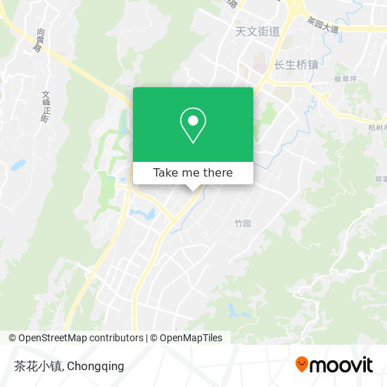 茶花小镇 map