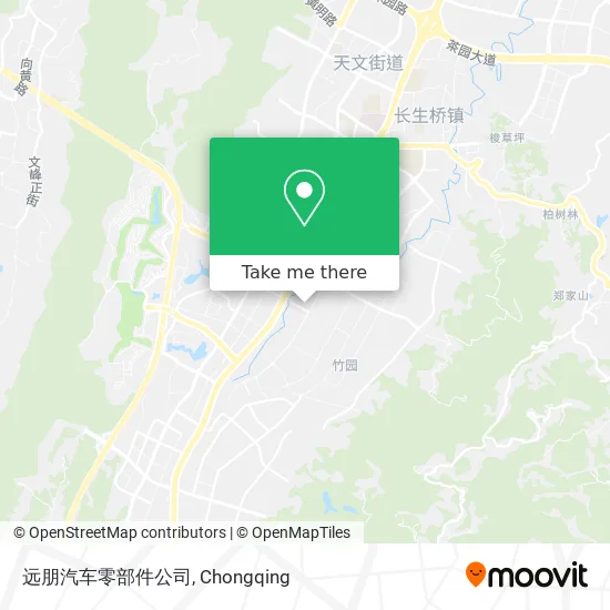 远朋汽车零部件公司 map