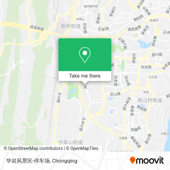 华岩风景区-停车场 map