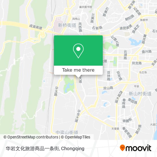 华岩文化旅游商品一条街 map