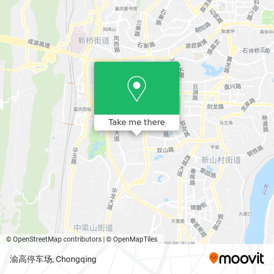 渝高停车场 map