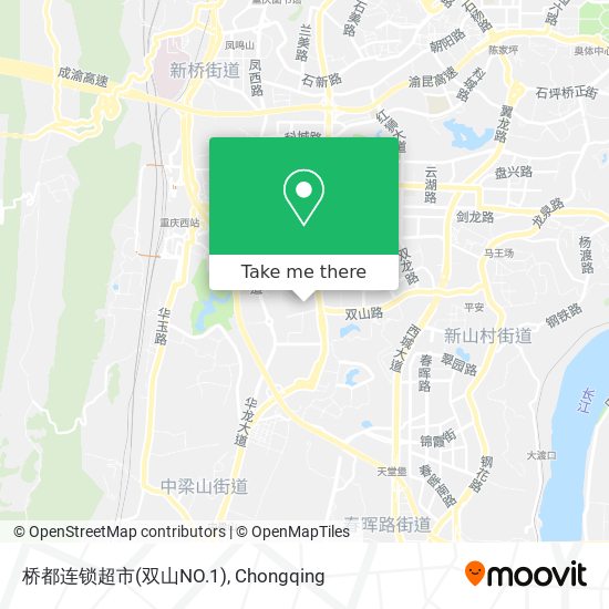 桥都连锁超市(双山NO.1) map