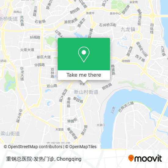 重钢总医院-发热门诊 map