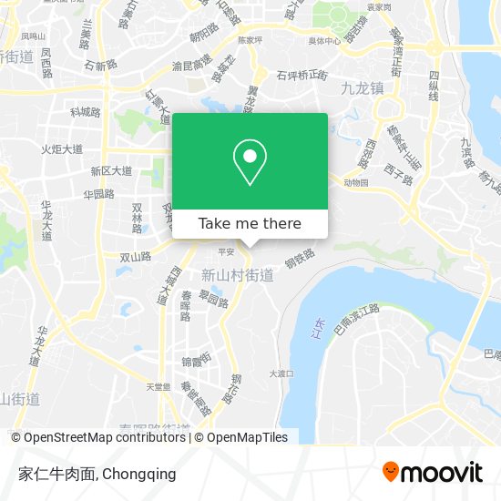 家仁牛肉面 map