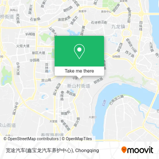 宽途汽车(鑫宝龙汽车养护中心) map
