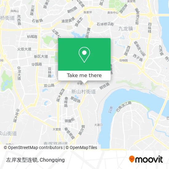 左岸发型连锁 map