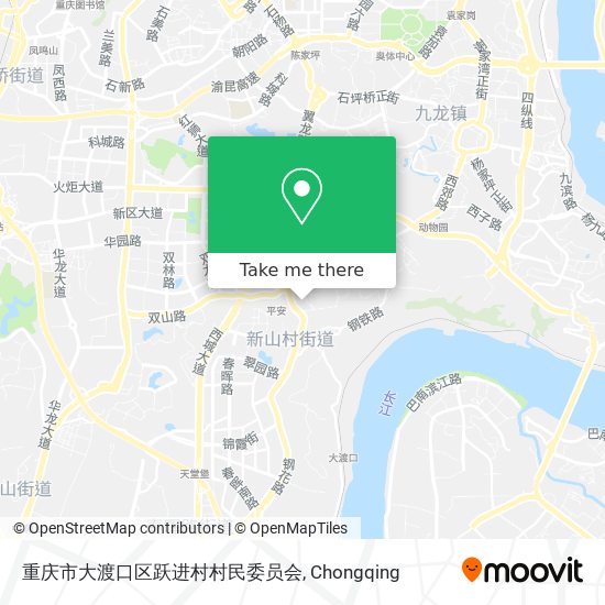重庆市大渡口区跃进村村民委员会 map