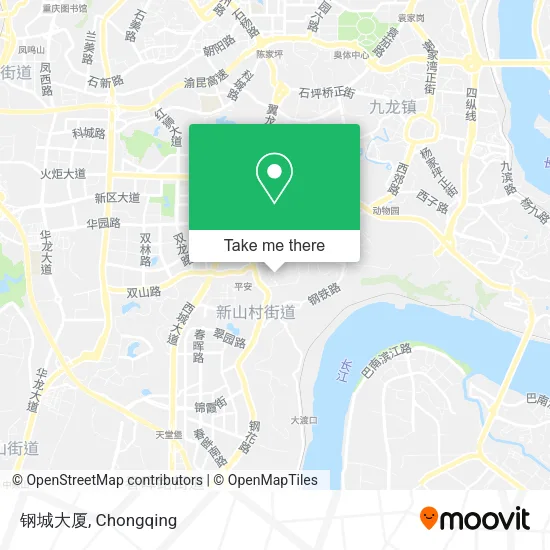 钢城大厦 map