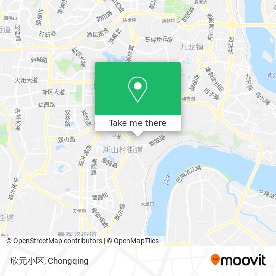 欣元小区 map